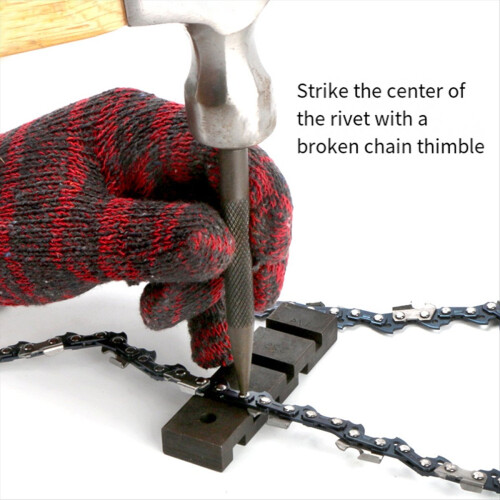 Chainsaw Chain Repairing Tools Set Break and Rivet Tool Kit Breaker Cu 2