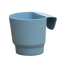 Flowers Plants Flower Pot Wall Mounted Pot Hanging Planter Half Round Outdoor Flower Basket for Balcony Fence