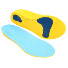 Semelles orthopédiques en mousse à mémoire de forme avec soutien de la voûte plantaire pour soulager les douleurs aux pieds, amorti
