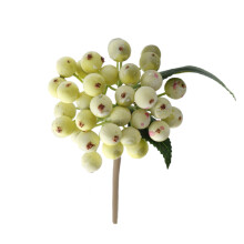 Palillos decorativos con forma de bayas para un toque de color, bayas de espuma con tallos de alambre metálico que ofrecen infinitas opciones para