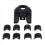 Hydraulic Hose Crimping Tool Accessories Kit Fittings Crimper Machine 6