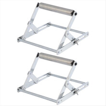 2Pcs Cutting Machine Support Frame Foldable Table Saw Stand Height Adj