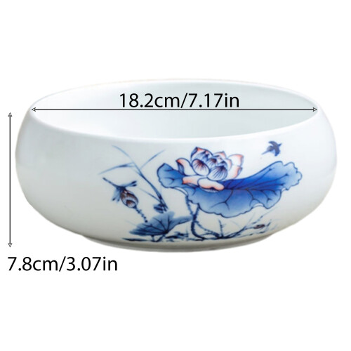 High Temperature Ceramic Container Planter Bowl for-Lotus rhyme 1