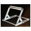 2Pcs Cutting Machine Support Frame Foldable Table Saw Stand Height Adj 4