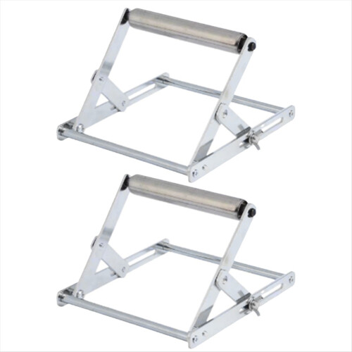 2Pcs Cutting Machine Support Frame Foldable Table Saw Stand Height Adj 1