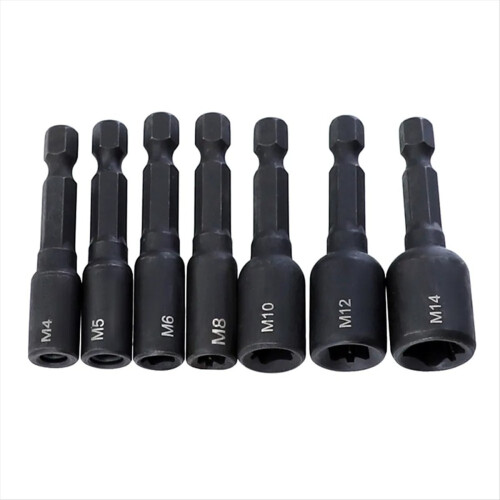 Tap Socket Adapter Professional Square Screwdriver 1/4 Inch Hex Shank