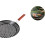 Portable Foldable BBQ Grill Pan with NonStick Surface, Drip Tray and HeatResistant Handle 3
