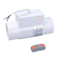 50 mm 12 W afzuigventilator thuis stille inline kanaalventilator