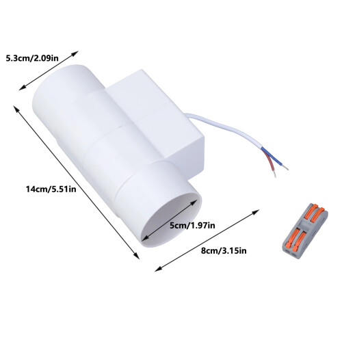 50 mm 12 W afzuigventilator thuis stille inline kanaalventilator 2