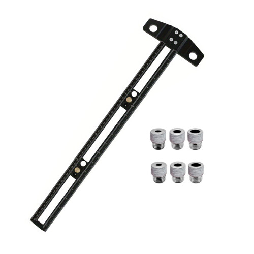 Professional 30CM or 50CM Double Purpose Measuring-Black 50CM