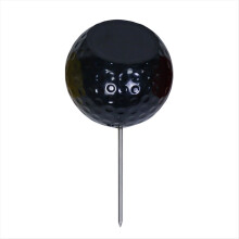 Flight Golf Course Tee Golden Supplies Ball Marker Accessories Black