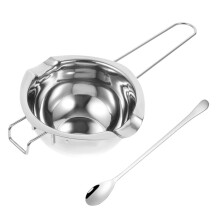 Stainless Steel Chocolate Melting Pot for Candy Making and Butter Warming, Easy Clean, Durable