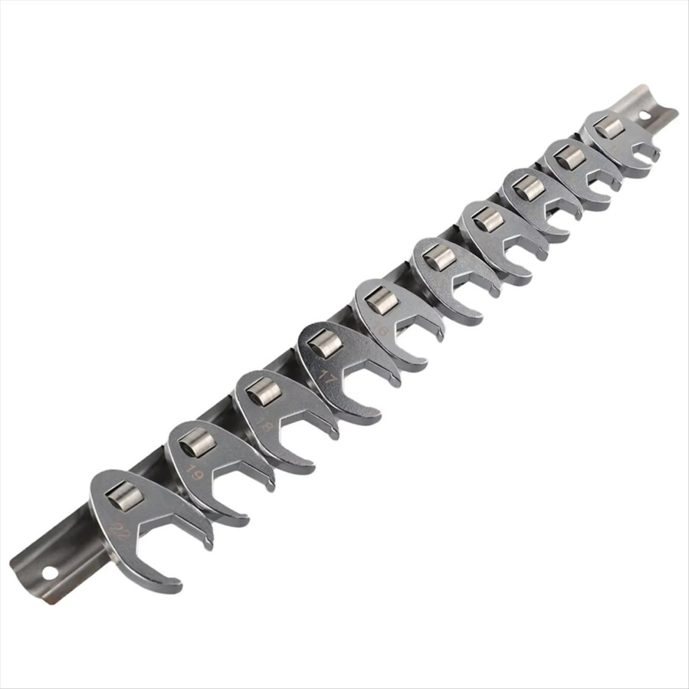10Pcs 3/8Inch Drive Crowfoot Wrench Set 10-22Mm Flare Nut Wrenches For 4852735166898