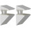 Holder with secure design, 2 adjustable clamps for any interior 2