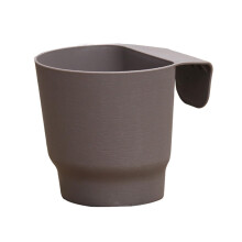 Flowers Plants Flower Pot Wall Mounted Pot Hanging Planter Half Round Outdoor Flower Basket for Balcony Fence Ref: 1892