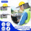 Hard Hat Sun Shade, High Visibility Visor Neck Shade with Reflective S 3