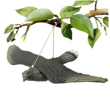 Hawk Decoy Lifelike Bird Repeller Bird Deterrent Hanging Scarecrows with Hanging Strings for Outdoor Garden Decoration and Pest Control