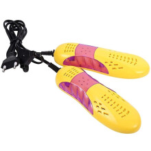Electric Shoe and Boot Dryer with UV Light, Fast Moisture Removal, Fits Gloves, Yellow EU/US