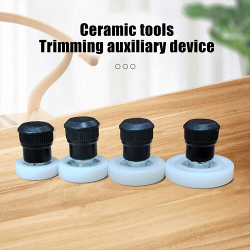 8 Pcs Ceramic Clay Pottery Wheel,Mini Tool,Multi Size Trimming Spinner 2