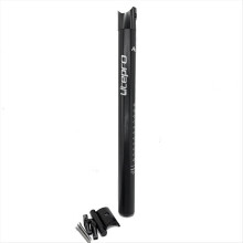 Klappbare Fahrradsattelstütze aus Aluminiumlegierung, 33,9 x 400 mm, schwarz