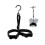 Fishing Wader Boots Hanger with Adjustable Buckle Strap and 360 Rotating Hook for Quick Drying 1