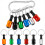 12Pcs 1/4 Inch Hex Shank Screwdriver Bit Holder Key Chain, Quick Chang 2