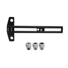Functional Angles and Marking Ruler Positioning Tool-Black 30CM