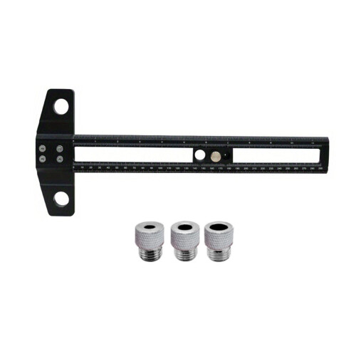 Functional Angles and Marking Ruler Positioning Tool-Black 30CM
