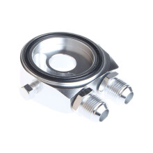 Adapters voor aluminium oliedrukmeters passend voor-Zilver