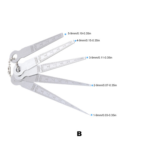 Industriële stalen voelermaten Set Precisies-B 1