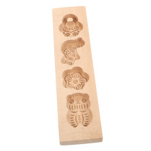 Traditional Wooden Moon Cake Mold and Cookie Press for MidAutumn Festival Baking Gift