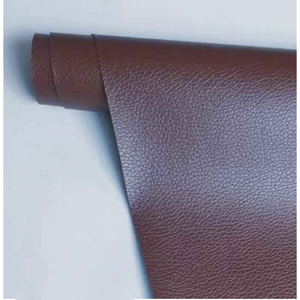 Leather Tape Selfadhesive Patch For Sofa Couch Car Seat Furniture Cabinet Wall Handbag ( 19X40inch) Dark/Brown 9119770519177
