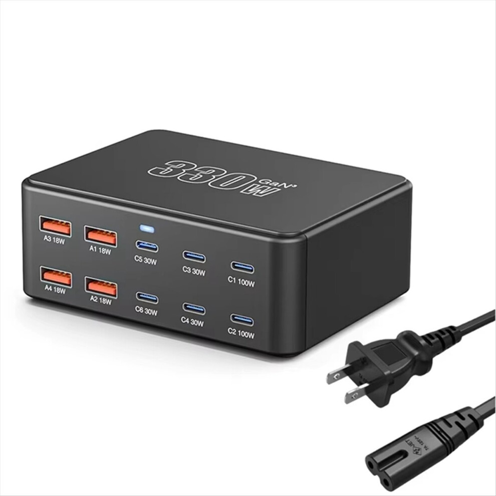 330W Usb C Gan Charger 100W Pd3.0 Qc3.0 Multiport Fast Charging Statio 4852735152501