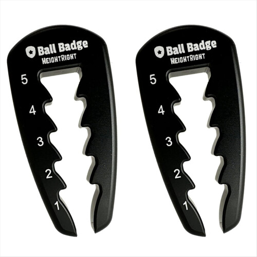 2PCS Adjustable Golf Tee Height Tool Setter for Consistent Swings, Eas 1