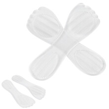 Palmilhas de silicone com amortecimento para sapatos de salto alto femininos, confortáveis e com função de massagem. As palmilhas adesivas mantêm