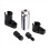 Car Oxygen Sensor Socket Offset Wrench Set 22MM Sockets 1/2In 3/8In Dr 3