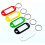 Innovative Key Organizers, Plastic Key Tags with Split Ring Label Window for Easy Item Identification (Sturdy Flexible) 4