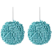 Schnelltrocknende Mikrofaser-Handtücher, dicke Kinder-Handtücher, super saugfähige Chenille-Handtücher mit Aufhängeschlaufe, flauschige