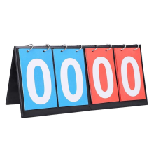 Forhindrer boldtab og tab af resultattavle, bærbar bordtavle med stålpanel, tykt og vandtæt kort, scoreholder til multisport, solid C