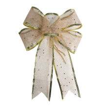 Utsökt utseende, bred användning Glitterbanddekoration för jul och andra festliga evenemang, paljetthårrosetter med premiumtyger och full sh