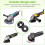 26pcs Angle Grinder Wrench Kit, Adjustable Spanner Wrench, Replacement 5