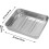 Grill and Casserole Dish with Grate, Square Pan with Insert (26.5x20.5x5cm) 2