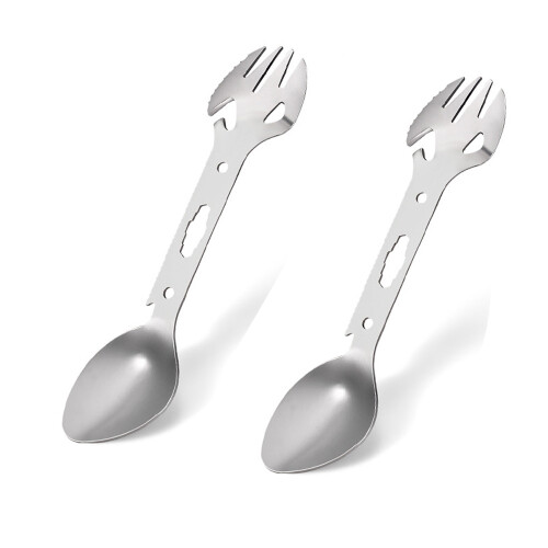 Φορητό πολυλειτουργικό τακτικό Spork, Spork από ανοξείδωτο ατσάλι για εύκολη