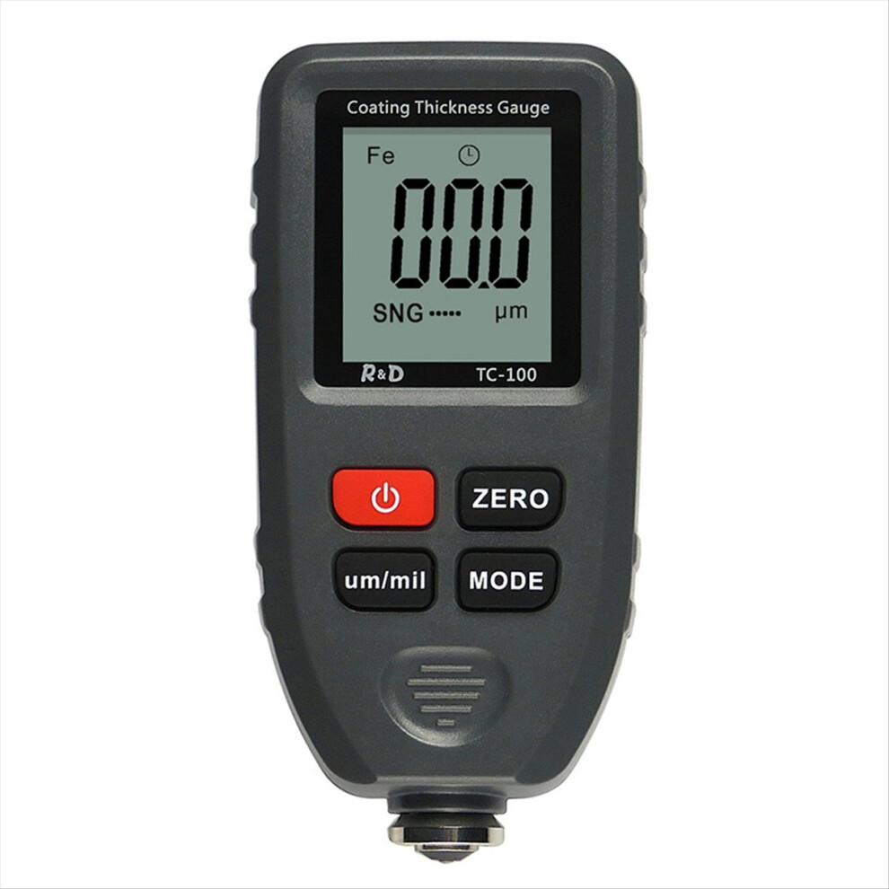 Tc100 Coating Thickness Gauge 0.1Um/0-1300 Car Paint Film Tester Meas 4852735172592
