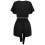 Conjunto Top e Shorts Preto XL 2