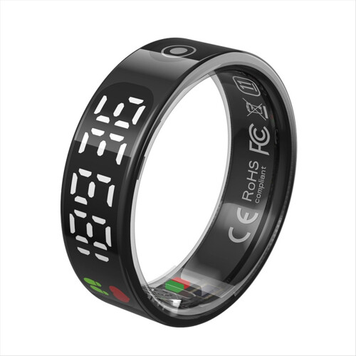 Smartring mit Display und Touchscreen, kabellosem Laden, Gesundheitsfunktionen 1
