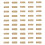 50PCS Ribbon Printer Print Coding Machine Word Grain for Manual Stamp 3