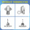 Home Security Spring Slide Bolt Window Door Automatic  Lock Self Closing 7