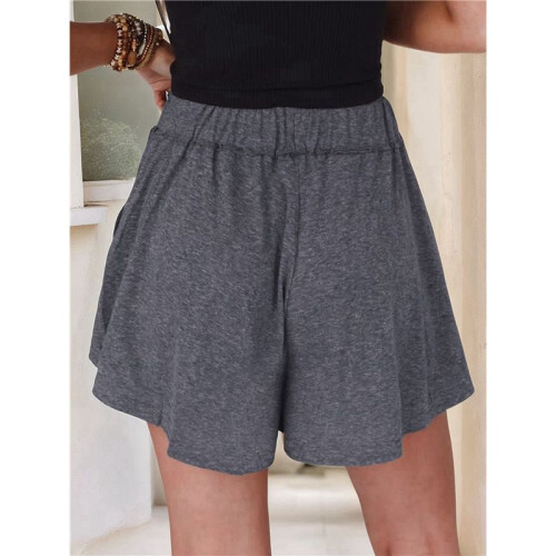 Dames Sport Shorts Grijs L 1