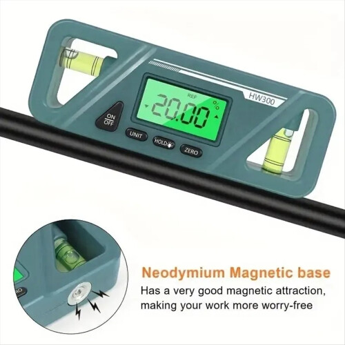 Digital Protractor Inclinometer Level Goniometer Measuring Magnet 90 D 2